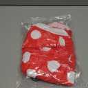 IIMMER Girl's Halloween Puffy Sleeve Cute Dresses Casual Ruffled Hem Outfits Size Large