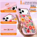 Magnetic for iPhone 17 Pro Case (2025), [Military Grade Drop Protection] [Compatible with MagSafe] Shockproof Slim Translucent Matte Anti-Slip Women Girls Men Phone Cover, Tender Pink