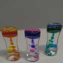 YoYa Toys Liquimo - Liquid Motion Bubbler - 3 Pack - Sensory Fidget Desk Toy for Kids & Adults - Relaxing Hourglass Timer Tubes - Calming Visual Play for School, Home, Office, Stress Relief and Focus
