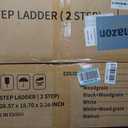 Taranta 2-Step Aluminum Ladder,Lightweight Folding Step Stool with Extra-Wide Anti-Slip Steps,330 lbs Capacity,Compact Space-Saving Design for Home,Kitchen and