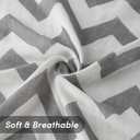 Bunnikins & Clover Muslin Swaddle Blankets for Boys and Girls, Baby Receiving Blankets Unisex, Newborn Essentials for Registry & Gift, 47x47 Inches Swaddles for Newborns, Set of 4