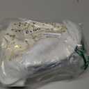 36 Inch Christmas Tree Skirt,White and Gold Faux Fur Xmas Tree Skirt,Thick Plush Velvet Tree Skirt for 4ft/6ft/7.5ft/9ft Christmas Trees,Large White Christmas Tree Skirt for Holiday Decoration