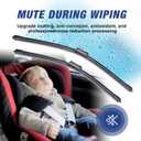 22"+22" Wiper Blades Replacement for Chevy Silverado/GMC Sierra 2014 2015 2016 2017 2018 (Set of 2) Quiet and Durable Stable All-Season Windshield Wiper Blades