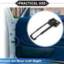 Door Check Strap Stopper Limiter for Dodge Sprinter 2500 3500 2002-2006, Durable Metal Black Rear Left Right Door Check Bracket Stop Stay