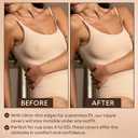 2-Pairs, Nipple covers sticky, Reusable nipple covers for women, Nipple Pasties Pack, Silicone nipplecovers (Beige)