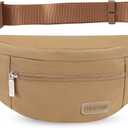 MAXTOP Large Crossbody Fanny Pack with 4-Zipper Pockets,Gifts for Enjoy Sports Festival Workout Traveling Running Casual Hands-Free Wallets Waist Pack Phone Bag Carrying All Phones
