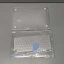 EooCoo Case Compatible with MacBook Air 13 inch M5 2026-2022 Release M4 M3 M2 A3449 A3240 A3113 A2681, Glitter Hard Shell&Keyboard Skin Cover&Screen Protector for Mac Air 13.6 inch, Sparkly Clear