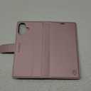 Wallet Case for iPhone 16 Pro Max 6.9", RFID Blocking Credit Card Holder, PU Leather Folio Flip Kickstand Protective Shockproof Cover for Apple 16 pro Max (Pink)