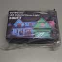 300FT Permanent Outdoor RGB Lights, IP67 Waterproof Smart Eave Lighting, with App/Remote Control Eaves Light, DIY LED Scenes Modes for House Roof Decor,Christmas,Party,All Holiday and Daily.