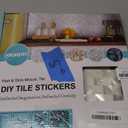 KASARO Peel and Stick Backsplash, Mother of Pearl Mosaic Shell Tiles, Self-Adhesive Wall Tile for Kitchen, Bathroom, Bedroom Decor, Waterproof & DIY-Friendly, 10 Sheets (White & Natural, 10 sq ft)