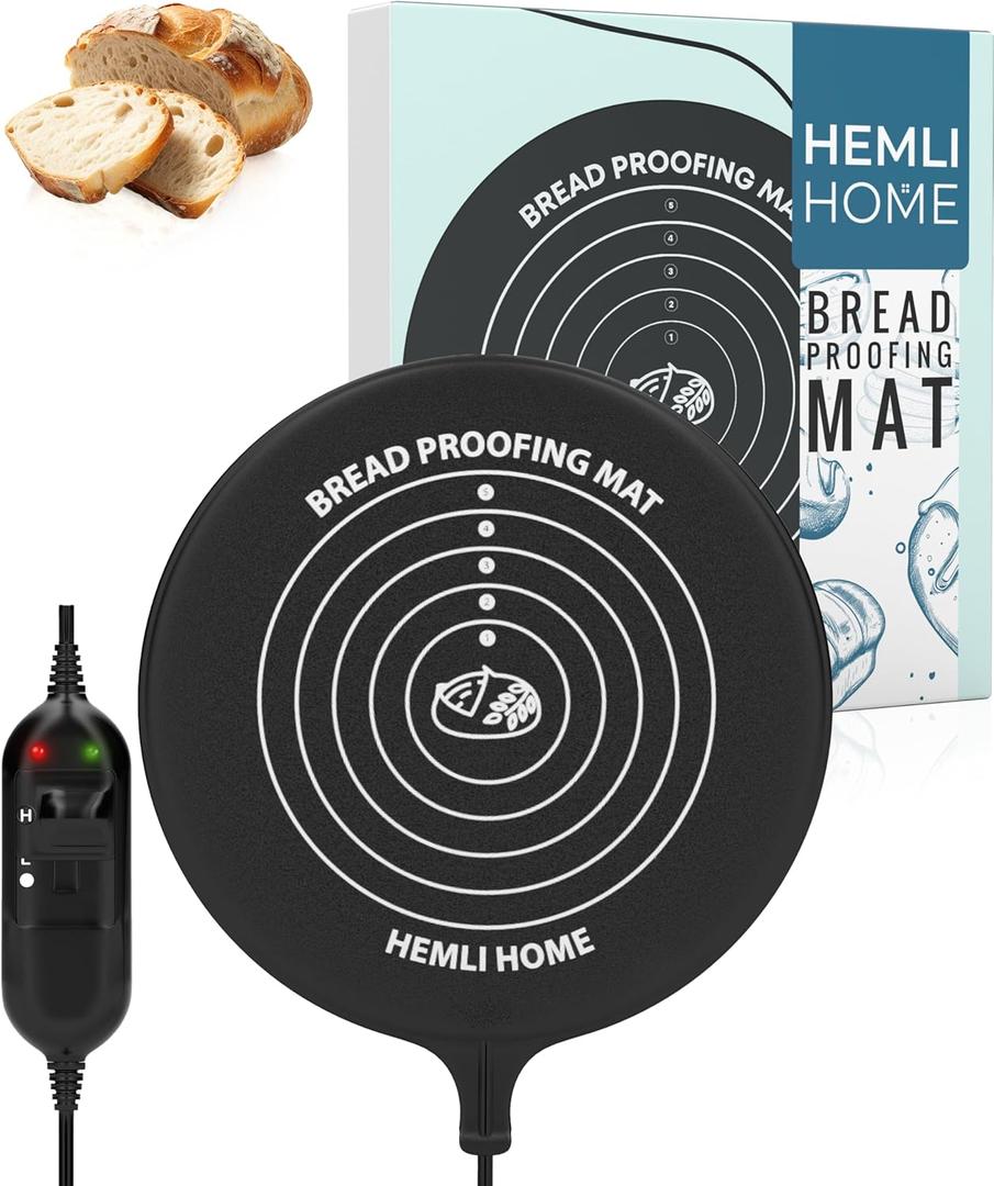 Bread Proofing Mat, Sourdough Bread Warming Mat, Round Bread Heating Mat For Dough, 3 Heat Settings