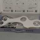 LUXE Bidet NEO 120 - Single Nozzle, Self-Cleaning, Non-Electric Bidet Attachment for Toilet Seat, Adjustable Water Pressure, Rear Wash (White)