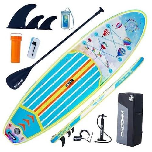 Inflatable Stand Up Paddle Board 11' × 33" × 6", Yoga Board with Durable SUP