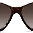 Vintage Cat Eye Sunglasses for Women Trendy Cateye Frame Sunnies AP3720 (C2 Tortoise/Gradient Brown)
