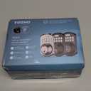 TEEHO TE002 Fingerprint Door Lock - Keyless Entry Electronic Keypad Deadbolt with 2 Backup Keys - Auto Lock - Easy Installation - Smart Locks for Front Door - Satin Nickel