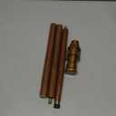 Vintage Retro Styl live Steam Engine Model Wooden Walking Cane Stick Brass Stave