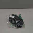 Haloumoning Girls Short Sleeve T-Shirts Crop Top Rolled Sleeve Round Neck Solid Loose Basic Tees for Summer (7-8 Years, Black)