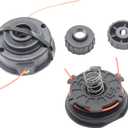 153577 String Trimmer Head with Bump Knob Kit 153619 610317 153066 791-180897B Replacement for Troy-Bilt/Craftsman Bolens Remington/Ryobi Yardman Yard-Machine MTD Trimmer Head