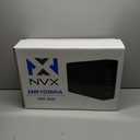 NVX QB10SPA 10" 1200W (350W RMS) Shallow Slot Ported Powered Subwoofer Enclosure  Built-in Amplifier, Metal Grille, Remote Bass Knob, Easy to Install in Cars & Trucks