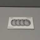 Tracker Tags-4 Pack Work with Apple Find My (iOS Only), [Apple MFi Certified] Key Finder and Item Locator, New Bluetooth 5.3 Tracker, Replaceable Battery Smart Tag for Keys, Wallet, Luggage etc (Black)