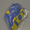 Rain Shoe Covers Kids Waterproof Shoe Cover for Boys Girls Reusable Galoshes Overshoes (Small, Blue/Yellow)