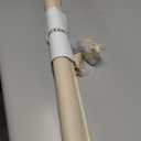 Reinforced Retractable Baby Gate or Mesh Dog Gate,Easy to Use for Stairs, Doorways, Hallways, Indoor, Outdoor, Wide Pet Gate 33.5" Tall, Extends to 45" Wide, Cream