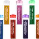 Zhehao 210 Pcs Colorful Refill 0.9 mm Automatic Mechanical Pencil Refills Back to School Pencil Gifts Bulk 7 Colors Stationery for Students School Supplies Home Office