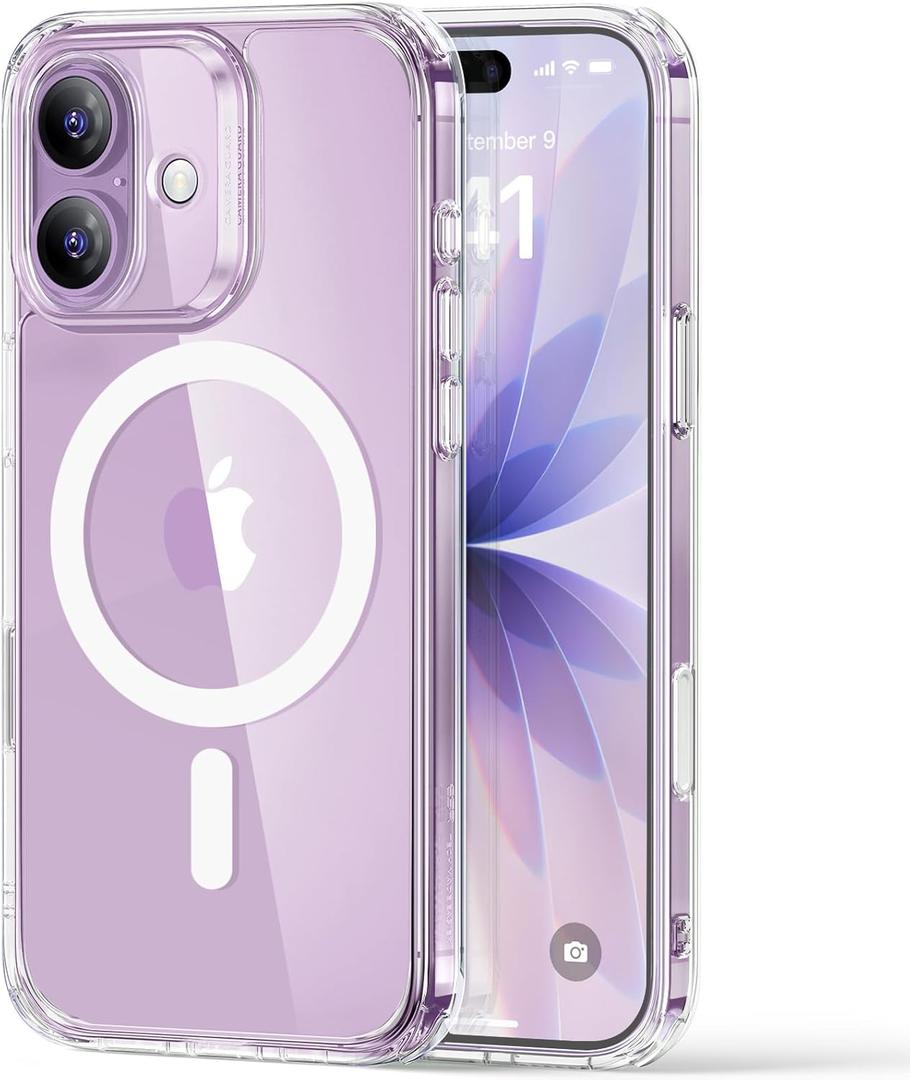 ESR for iPhone 17 Case, Compatible with MagSafe, Shockproof Military-Grade Protection, Scratch-Resistant Back, Magnetic Phone Case for iPhone 17, Classic Hybrid Case, Clear (iPhone 17 6.3 inch)