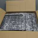 JKsmart 2-Tier Stackable Rack Organizer for Pantry, Adjustable Dispenser Holds Up to 90 Cans, Storage Holder for Various Ounces of Canned Drinks, Black, 3 Pack