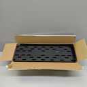 SPACELEAD Slim Storage Cart 4 Tier,Bathroom Organizer Rolling Utility,Mobile Shelving Unit Slide Out for Office, Kitchen, Laundry Room & Narrow Places,Black