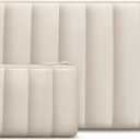 TECOOL Puffy Laptop Case 13.3 inch,13-13.3 inch Laptop Sleeve for MacBook Air 13 13.6 inch M4 M3 M2 M1,MacBook Pro 13/ Mac Pro 14,13.3" HP Lenovo Dell Waterproof Notebook Sleeve with Small Case,Beige