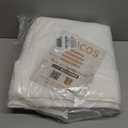 SHACOS Large Soft Bathroom Rugs 24"x60" Long Bath Runners Non Slip Washable Absorbent Bath Mats Carpets Bathroom Tub Double Sink Vanity Floor Mats, White 2'x5'