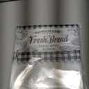 Containlol 100 Pack Bread Bags for Homemade Bread with Twist Ties, Clear Plastic Bakery Bags with Black Buffalo Plaid Design for Sourdough, Cookies, Rolls, Home Bakers Gift Packaging