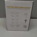 Tower Power Strip with Surge Protector - 12 AC Outlets & 4 USB Ports (2 USB-C), 6FT Extension Cord, Charging Station Tower for Home Office Dorm Travel (Black)