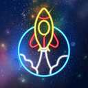 CoolGift Mart Rocket Neon Sign, LED Light Room Decor, USB Powered Light Up Space Element Universe Theme Decoration, for Bedroom Living Room Gaming Room Man Cave Home Party Birthday Gift for Teen Boys