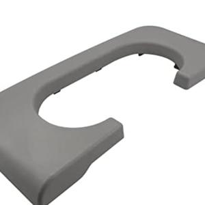 UCkasayfy Center Console Cup Holder Armrest Replacement Pad Compatible with Ford F250 F350 F450 F550 1999-2010 Grey(Hard Plastic NOT Padded)