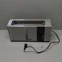 Mueller UltraToast Full Stainless Steel Toaster 2 Slice, Long Extra-Wide Slots with Removable Tray, Cancel/Defrost/Reheat Functions, 6 Browning Levels with LED Display, Housewarming Gifts New Home