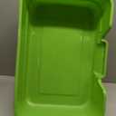 Suhaco Low Entry Litter Box for Senior Cats Extra Large Cat Litter Box with High Sides for Kitten, Anti Splashing & Easy to Clean for Indoor Cats Litter Pan (Green)