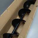 ALL-CARB Auger Drill Bit 6 x 31.5 Inch Garden Spiral Drill Bit Earth Auger Bit Post or Umbrella Hole Digger with 3/4 Shaft