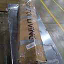 Zinus Curtis Upholstered Platform Bed Frame, Mattress Foundation, Wood Slat Support, No Box Spring Needed, Easy Assembly, Grey, Queen