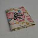Artoid Mode Floral Bow Bunny Rabbits Eggs Easter Place Mats 12x18 Inch Set of 4 and Table Runner 13x72 Inch