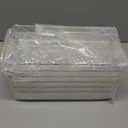 Ohlove 6Pcs Clear Plastic Drawer Organizers Tray 12" x 6.2" Storage Bins with 25Pcs NonSlip Pads for Makeup, Jewelries, Kitchen Utensils, Bathroom and Office