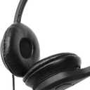 SmithOutlet Headphones Bulk 100-Pack | for Classroom School Students K-12 | On-Ear Wired | Compatible with Chromebook, Computer, Laptop | Black Color Part SG-313-100