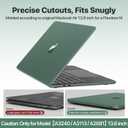Soonjet Matte Case for MacBook Air 13/13.6-inch (M5/M4/M3/M2, 20222026 A3449 A3240 A3113 A2681), Lightweight | Scratch & Fingerprint Resistant | Closes Seamlessly | Ideal for Work, Travel & Study
