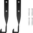 2 x 2PCS Chainsaw Wall Mount Holder Backpack Blower Rack Accessories and Tools for Garage WallWeed Eater String Trimmer Hanger Buddy Chain Saw Storage Rack Hook (2 Pcs)