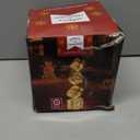 Hourleey Set of 4 Christmas Lighted Gift Boxes, 3FT Pre-lit 70 LED Stackable Light Up Present Boxes Ornament, Xmas Tinsel Boxes Decorations for Indoor Outdoor Home Yard Lawn Décor