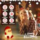 3 x Cute Night Light for Kids, 3 Level Dimmable Bedside Touch Lamp, Silicone Bedside Lamp for Baby and Toddler for Boys, Girls and Children, Christmas Decorations, Cute Gifts