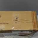 VIVO Clamp-on 23 x 10 inch Rotating Computer Keyboard and Mouse Tray, Extra Sturdy Desk Swivel Clamp, Ergonomic Typing, Black, MOUNT-KB04CB