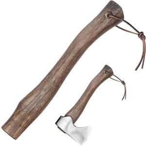 Marsrut 13'' Oak Wood Hatchet Handle Replacement – Fits Most Camp, Broad, and Single Bit Axes – Durable Wooden Axe Handle (1.9'' Wide)