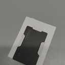 Wallet Tracker Card (iOS Only) - 0.07in Slim, Work with Apple Find My, Bluetooth Tracker Smart Tracking Card Wallet Finder, IP68 Waterproof, Item Locator for Luggage Tags, Passports, Purse (1 pack, Dark Black)